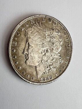 “1889-0 Morgan Silver Dollar $1 US Coin - New Orleans Mint - Circulated Raw